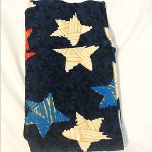NWT LuLaRoe Americana Tall & Curvy TC Leggings